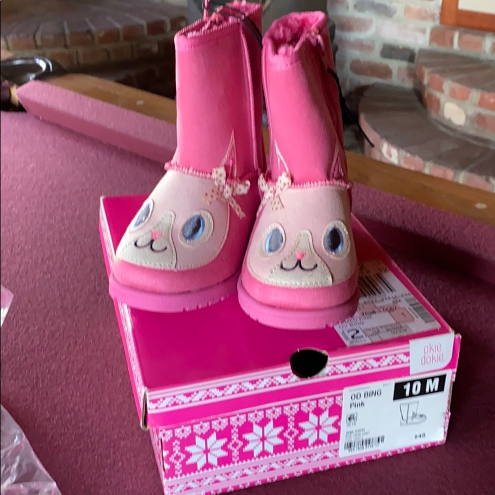 Toddler girls Okie Dokie Pink Boots